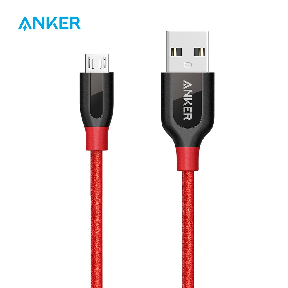 Fast Anker Powerline+ Micro USB 6ft Nexus Durable Cable Motorola LG Reinforced Fiber & Double Braided Nylon for Samsung The Premium Android Smartphones and More
